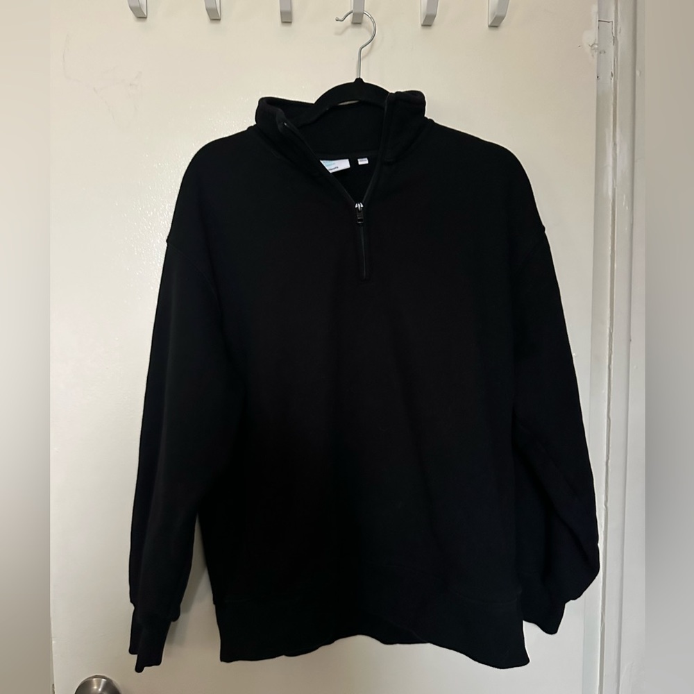 Artizia Cozy Sweatfleece Boyfriend 1/2 Zip Sweatshirt